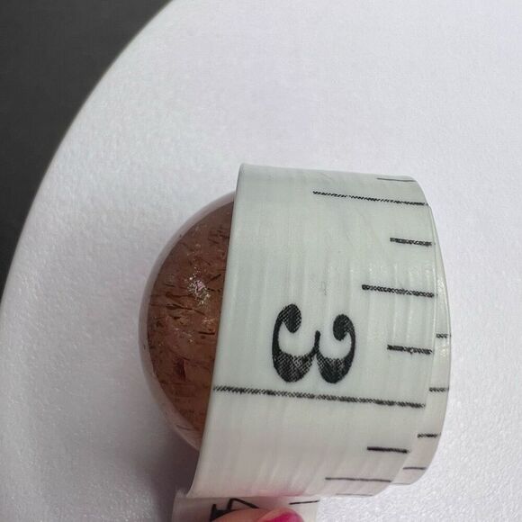 Golden Rutilated Quartz Marble Sphere (#9) - Picture 8 of 10